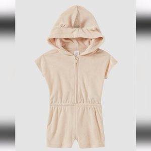 Gap Unicorn Towel Terry Hooded Romper